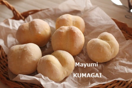こねないパンでふわっと白く焼いた、ハイジの白パン