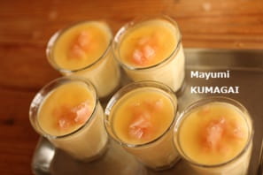 お鍋でスがはいらないでできるぷるぷる♪茶碗蒸し。生姜を桜に見立てて銀餡で懐石風に。