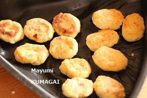 チキンナゲットを豆腐とおからと寒天をいれてそっくりに作ってみた