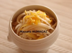 手軽なベトナム風なます、味付けは砂糖・レモン汁・ナンプラ―で。