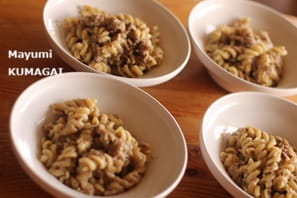 しいたけの濃厚ピュレが美味しい！！きのこのデュクセルのフレンチ・パスタ