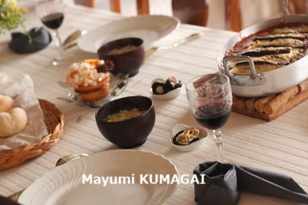 茄子のラザニアことギリシャ風ムサカ。一番上に茄子とミートソースが
美味しそうに見えるようにしたオリジナル。