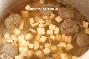 男性に大人気の、旨味が美味しい!鰯のつみれ汁