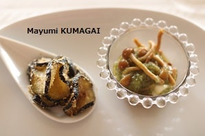 すりおろし胡瓜とあわせる！なめこのナムル