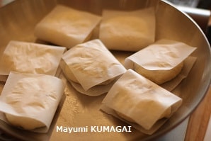 フライパンで焼く、きんぴらごぼうのお焼き・かぼちゃのお焼き