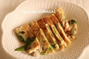 韓国チヂミをホットケーキミックスで簡単に作ってみた