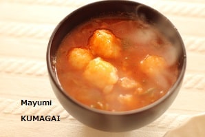 ドイツ風ダンプリング入り野菜スープ