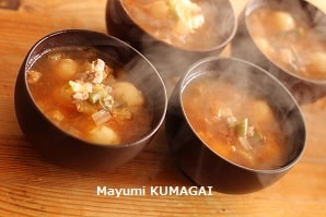 ドイツ風ダンプリング入り野菜スープ