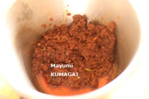 里芋とピリ辛ひき肉を包んだ、口あたりがやさしい！水餃子