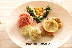 ウィーン名物の牛肉の薄いカツレツ. ウィンナーシュニッツェル