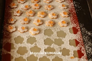ミッシェルバッハのクッキーローゼ風クッキーをお菓子教室で作ってみた