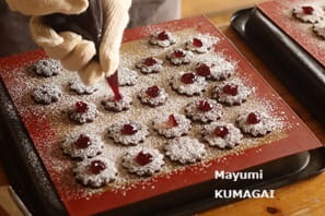 ミッシェルバッハのクッキーローゼ風クッキーをお菓子教室で作ってみた