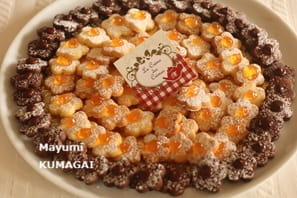 ミッシェルバッハのクッキーローゼ風クッキーをお菓子教室で作ってみた