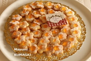 ミッシェルバッハのクッキーローゼ風クッキーをお菓子教室で作ってみた