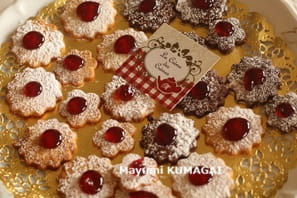 ミッシェルバッハのクッキーローゼ風クッキーをお菓子教室で作ってみた