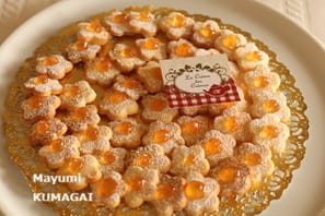 ミッシェルバッハのクッキーローゼ風クッキーをお菓子教室で作ってみた
