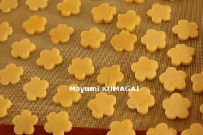 ミッシェルバッハのクッキーローゼ風クッキーをお菓子教室で作ってみた