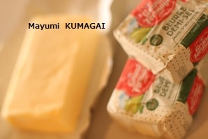 フランス産のバターでお菓子教室でフランをつくった