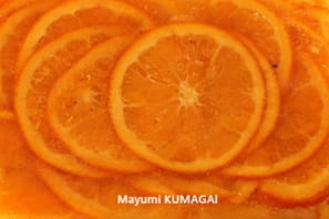 オレンジのスライスでつくる、自家製オレンジのコンポート。