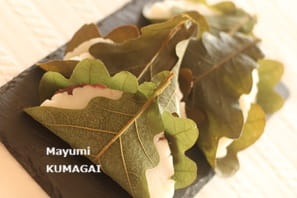 手間のかかる柏餅。餅を蒸さずに、茹でてつくる、オリジナルの製法を考案。超簡単にこどもの日を楽しめるレシピができました。 