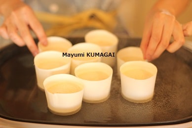 黒砂糖がカラメルかわり、オーブンいらない、簡単すぎる純喫茶風♬昭和の固焼きプリンのレシピ